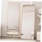 65" x 24" Full Length Mirror with Stand, Gold Wall Mounting Full Body Mirror,
