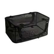 Folding Table Storage Box Portable Mesh Basket Organizers Tableware Storage Box