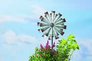 Retro Wind Mill Spinner Kinetic Lawn Garden Decor Patio Stake Yard Art Ornamet