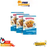 Krusteaz Gluten Free Wild Blueberry Muffin Mix, 15.7 Oz., 3 Pack