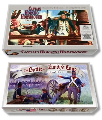 Marx "Captain Horatio Hornblower" OR "The Battle of Lundy's Lane" Play Set Box