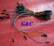 10PCS Male to Male Flexible Breadboard Jumper Cable Wires 65Pcs for Arduino