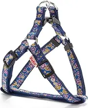 Petio Inuya Sakura and Kiku Dog Harness, Blue, X-Small