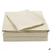 New Royal Comfort 1000 Thread Count Pure Soft Bamboo Sheet Set Double Ivory