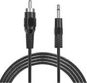 RFAdapter RCA to 3.5mm Mono, 6ft 3.5mm 18 inch Mono Male Plug to RCA Male Audio Cable Adapter, for Speakers, Subwoofer(RF0A0195A-CA)