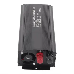 1000W 電源逆變器 DC 12V 至 220V AC 轉換器校正正弦波帶太陽能板