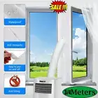 Portable Air Conditioner Window Seal Vent Kit Sealing Cloth 3M/4M with 2 Zippers