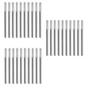 30pcs 3mm/0.12" Cylindrical Head Diamond Drill Bit Diamond Grinding Head Moun...