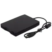 Black USB 2.0 External Floppy Disk Drive 3.5" 1.44MB For Mac Laptop Windows PC