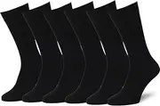 [Easton Marlowe] Mens Dress Socks 12 Pack Combed Cotton Classic Patterns No Seam Comfort
