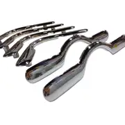 QUALITY SOLID Pool Snooker Table CHROME Pocket Brackets Heavy Boss Rounded
