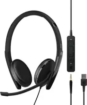 EPOS Adapt 165T USB II Wired, Double-Sided Headset - 3.5mm Jack/USB Connectivity