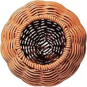 Bird Nest – Hangable Imitation Rattan House for Parrot | Eco-Friendly Woven Rattan Bird Nest for Small Birds | Decorative Outdoor Breeding Ideal for Garden and Home Décor