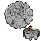 Polyester Spiderweb Lace Tablecloth Round Spider Web Tablecloth Party