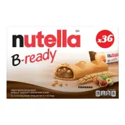 Nutella B-Ready Hazelnut Spread With Cocoa 36 CTS FREE SHIPPING ( NOT FOR CA)