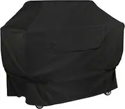 [NettyPro] BBQ Grill Cover Heavy Duty Waterproof 72 Inch, Fadeproof & UV Resistant, Barbecue Cover for Large Weber, Char-Broil, Brinkmann, Jenn Air, Nexgrill Grills and More, Black