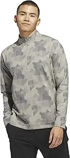 [adidas] Men's Go-to Printed Quarter-Zip Pullover