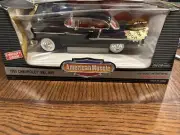ERTL 1/18 1955 Chevy Bel-Air Hardtop BLACK Cannaday 1/1500 American Muscle RARE!
