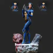 1/4 54cm X-23 3D print figure Model Kit Unpainted Unassembled Garage Kit