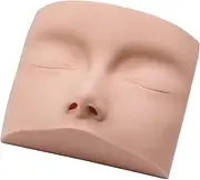 JAYIOLA Lash Mannequin Head, Face Flat Head, Makeup Practice Head Cosmetology Doll for Makeup Practice