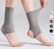 1 Pair Ultra-thin Ankle Sleeves for Men Women Support in Plantar Fasciitis Achilles Tendon