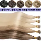 CLEARANCE Nano Ring Beads Tip 300S Remy Human Hair Extensions Micro Loop 12-24in