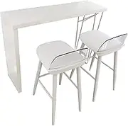 Bar Table Bar Table Balcony Home High Feet Against The Wall Milk Tea Shop Long Table Simple, Not Included Chairs Counter Height Bar Table (Color : 140 * 40 * 105cm)