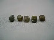 5+ Carats 4 Raw Natural Uncut ROUGH DIAMONDS Cubes Gems