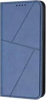[WOWUDI] Wallet Case for Samsung Galaxy A14 5G / A14 4G,Vintage Premium PU Leather Cover Flip Case with Card Slots Magnetic with Card Holder Shockproof Flip Cover - Royal Blue
