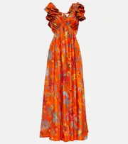 Zimmermann Floral silk maxi dress