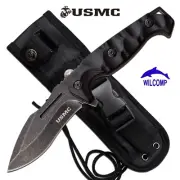 MTECH USA USMC M-FIX001SW FIXED BLADE KNIFE OUTDOOR SURVIVAL 9"