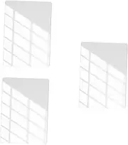 FRCOLOR Pcs Vanity Mirrors Lights Large Make-up Mirror Portable Magnet Removable Square Tile Accessory for Bathroom
