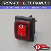 1PCS KCD4-201 DPST Red 4 Pin ON-OFF Waterproof Rocker Switch 20A 250V