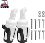 Golf Cart Universal Sand Bottle, Divot Filler Sand Bottle with Rattle Proof Holder Suitable for EZGO, Club Car and Yamaha, Large Capacity - 2 Packs