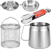 Cooking Oil Container,Bacon Grease Container,Bacon Grease Saver,Oil Storage Can,Oil Storage Container,Bacon Grease Keeper for Kitchen Camping