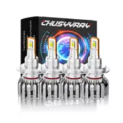 For Smart Fortwo 2008-2015 - Bright LED Headlight Bulbs Hi & Lo Beam Bulbs Combo (for: Smart)