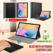 Samsung Galaxy Tab S6 Lite Bluetooth Keyboard Case, Tablet SM-P610/P615 Lightweight Protective Slim Folio Leather Smart Sleep Awake Cover Case with Detachable Wireless Bluetooth Keyboard Cover