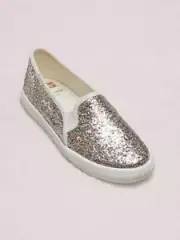 Kate Spade New York Keds Kids Double Decker Youth Sneakers Glitter 5 NEW NIB