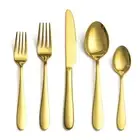 40 Piece Gold Silverware Set Service for 8 EIUBUIE Premium Stainless Steel Go...