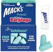 Mack's Original Foam Earplugs - 10 pair