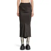 [RICK OWENS] Porterville Calf Bias Skirt Grey