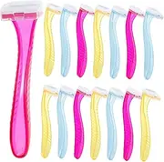 HONITANO 15Pcs Manual Body Hair Shaver Precision Trimmer for Armpit Portable Hair Remover for Sensitive Skin Travel Friendly Design