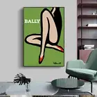 Home Hanging Decor Print Paper Wall Art Bally Green Legs Poster