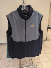 NWT MEN'S DUNNING GOLF FULL ZIP VEST, SIZE: XL, COLOR: HALO/WHITE (M6)