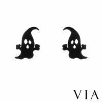 在飛比找momo購物網優惠-【VIA】白鋼耳釘 幽靈耳釘/節日系列 可愛幽靈造型白鋼耳釘