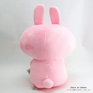 【UNIPRO】Kanahei 卡娜赫拉的小動物 粉紅兔兔 吃西瓜 38公分 絨毛玩偶 娃娃 三貝多正版授權