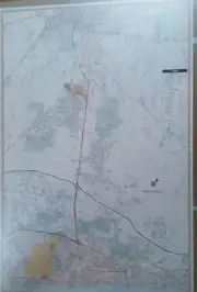 Myrtle Beach SC Laminated Wall Map (K)