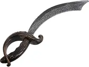 GLSTOY Men Pirate Costume Accessory Plastic Pirate Sword for Halloween Cosplay Events Party Favors for Themed Celebrations Imaginative Play