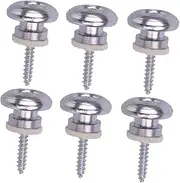 ERINGOGO Strap Nails for Guitar Metal Guitar Strap Locks Belt Buckles Nail for Electric Bass