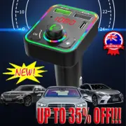 Car Bluetooth FM Transmitter Wireless USB Charger MP3 Player Handsfree DS